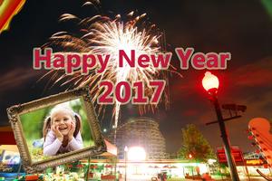 New Year Photo Frame 2017 plakat