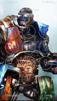 Real Steel HD Slide Unlock Screen Affiche