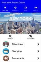 New York Travel Guide पोस्टर