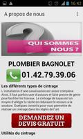 Plombier Bagnolet اسکرین شاٹ 3