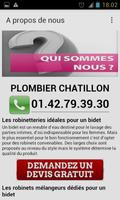 Plombier Chatillon captura de pantalla 2