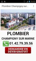 Plombier Champigny sur Marne الملصق