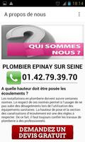 Plombier Epinay sur Seine imagem de tela 3