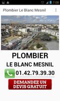 Plombier Le Blanc Mesnil Affiche