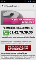 Plombier Le Blanc Mesnil Screenshot 2