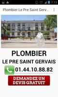 Plombier Le Pre Saint Gervais Plakat