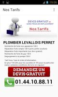 Plombier Levallois Perret screenshot 2