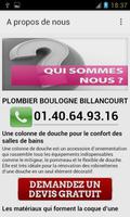 Plombier Boulogne Billancourt capture d'écran 3