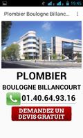 Plombier Boulogne Billancourt Affiche