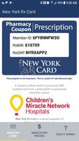 New York Rx Card Poster