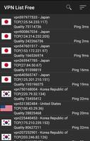 VPN List Free ポスター