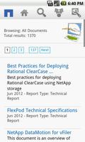 NetApp Document Search スクリーンショット 1