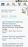 برنامه‌نما NetApp Document Search عکس از صفحه