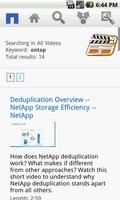NetApp Document Search スクリーンショット 2