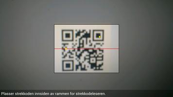 QR kode og strekkodeleser ポスター
