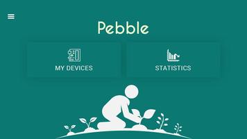 Pebble الملصق