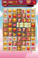 Burger Match 3 تصوير الشاشة 1