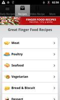 Finger Food Recipes! poster