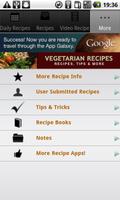 Vegetarian Recipes! captura de pantalla 3