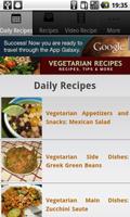 Vegetarian Recipes! Poster