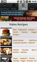 Vegetarian Recipes! captura de pantalla 2