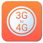Switch Network 3G to 4G Prank icône
