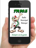 FM Radio Municipal Mainqué Plakat
