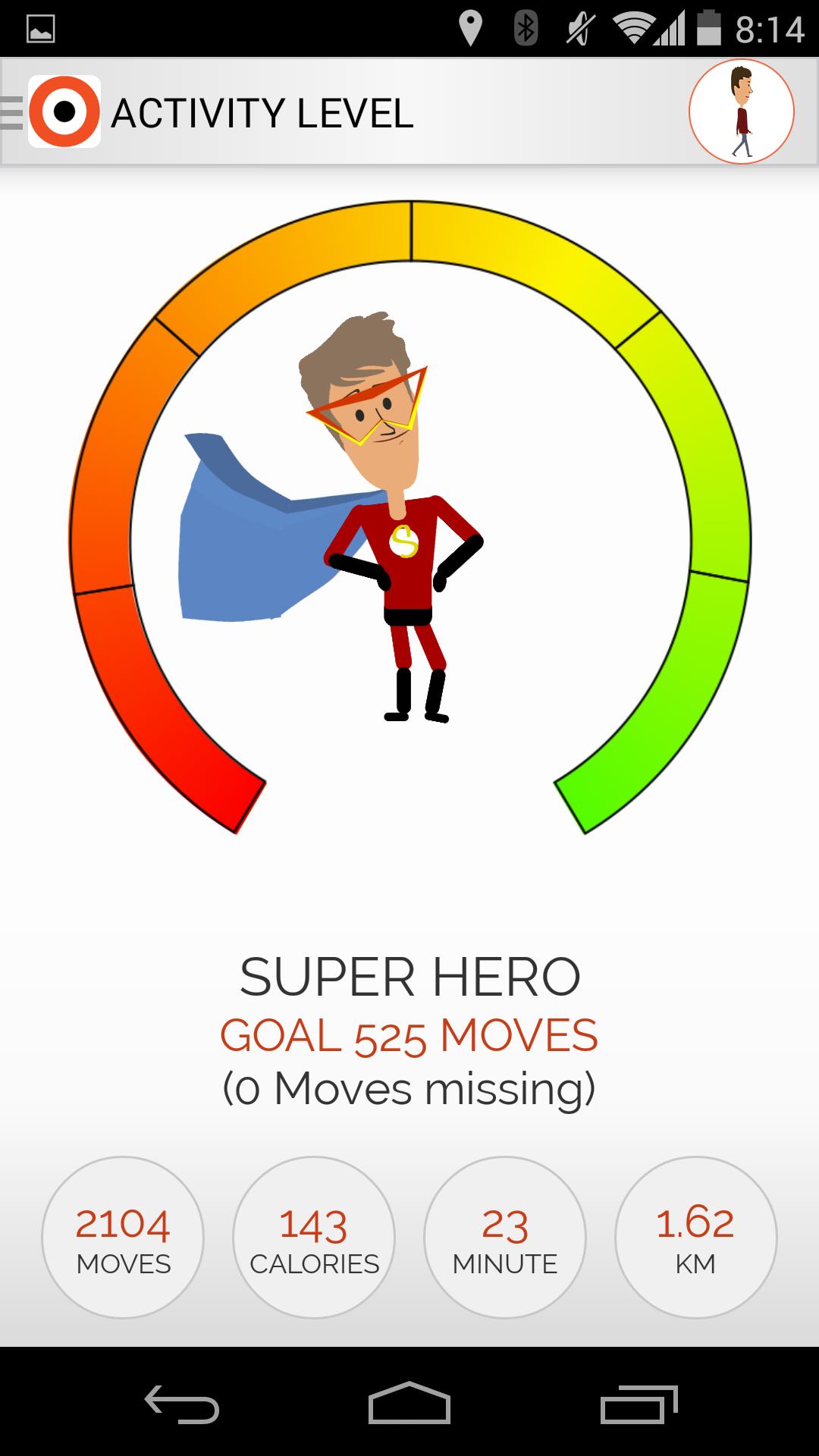 Activity level. Super Level. Move it приложение. Heroes goal.
