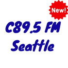 C89.5 Seattle Radio Station KNHC Washington Music-icoon