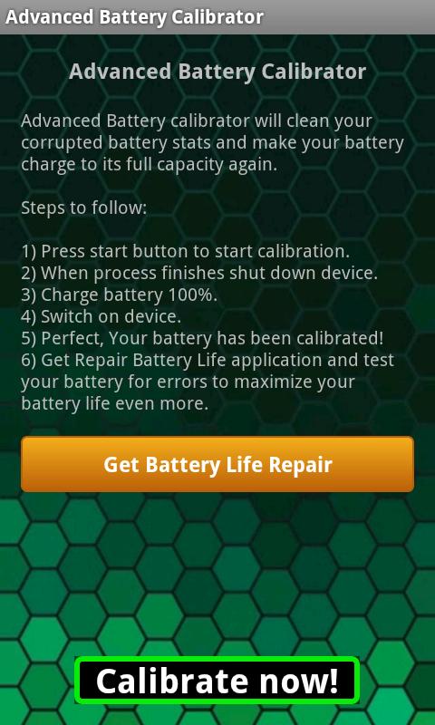 Advance battery calibrator apk