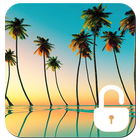 Palm Paradise Screen lock आइकन