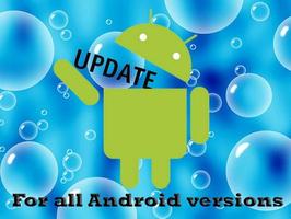 Update for Android os الملصق