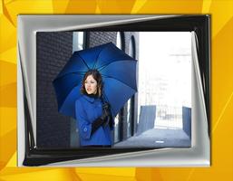 Beautiful Girl and Umbrella Cartaz