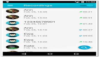 برنامه‌نما Automatic Call Recorder Pro عکس از صفحه