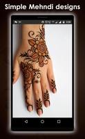 Simple mehndi design new اسکرین شاٹ 1