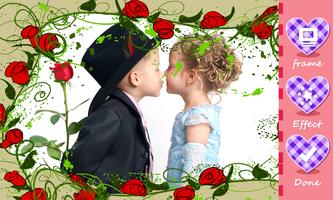 Valentine Photo Frame تصوير الشاشة 1