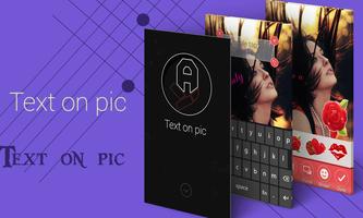 Text on Pic poster