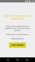 Acrylic Art Painting - Draw Sketchbook capture d'écran 1