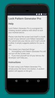 Lock Pattern Generator تصوير الشاشة 2