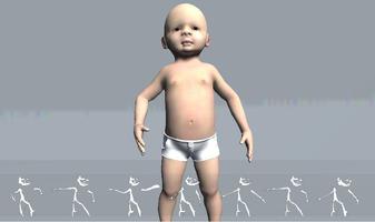 Child Baby Dance 3D পোস্টার