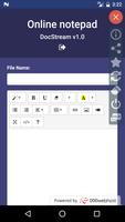 Online Notepad Free - DocStream ภาพหน้าจอ 1