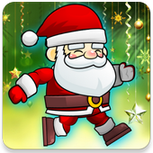 Jumping Santa Claus icono