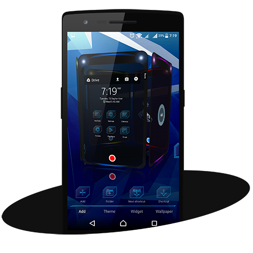 Crystal💎 3D Next Theme FREE