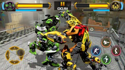 Robot Fighting Games: Real Transform Ring Fight 3D APK download