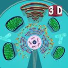 Cell Structure 3D icono