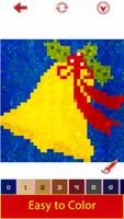 Christmas Glitter Pixel Art: Color by Number Book capture d'écran 3