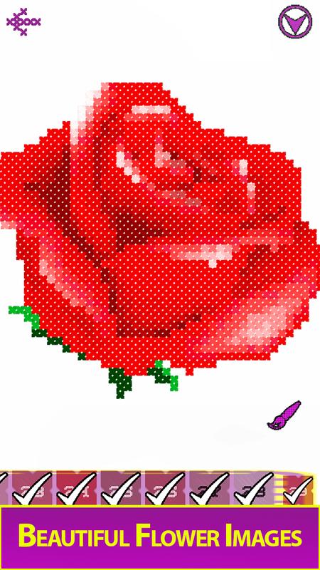 Cross Stitch - Adult Coloring By Number Book Pages for ...