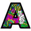 Alphabets Coloring Pages: Adult Coloring Book 2018