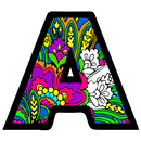 Alphabets Coloring Pages: Adult Coloring Book 2018 APK