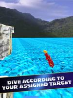 Blocky Flip Diving 3D - Super Hero Cliff Master capture d'écran 3